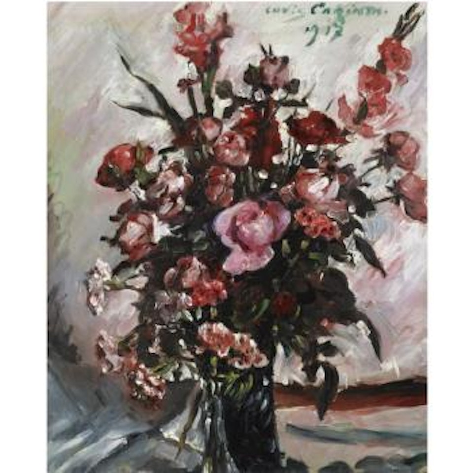 Rosa Rosen (Pink Roses) by Lovis Corinth