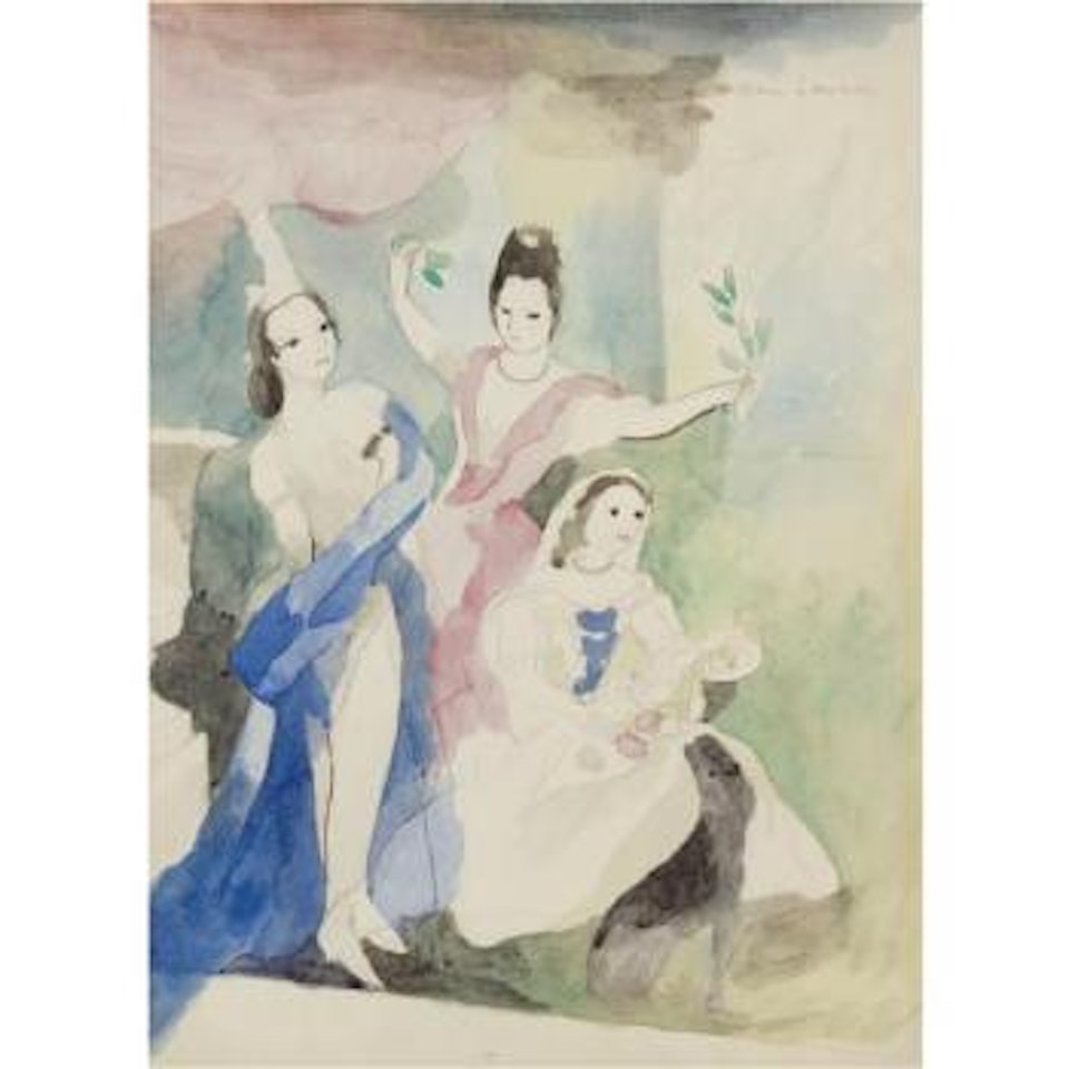 Le Couronnement Du Chien Noir by Marie Laurencin