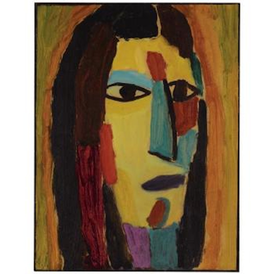 Mystischer Kopf: Johannes Der Täufer (Mystical Head: John The Baptist) by Alexej von Jawlensky