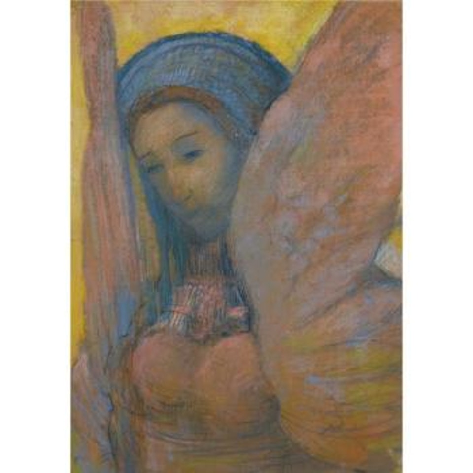 Sphinx - Recto; Guerrier - Verso by Odilon Redon