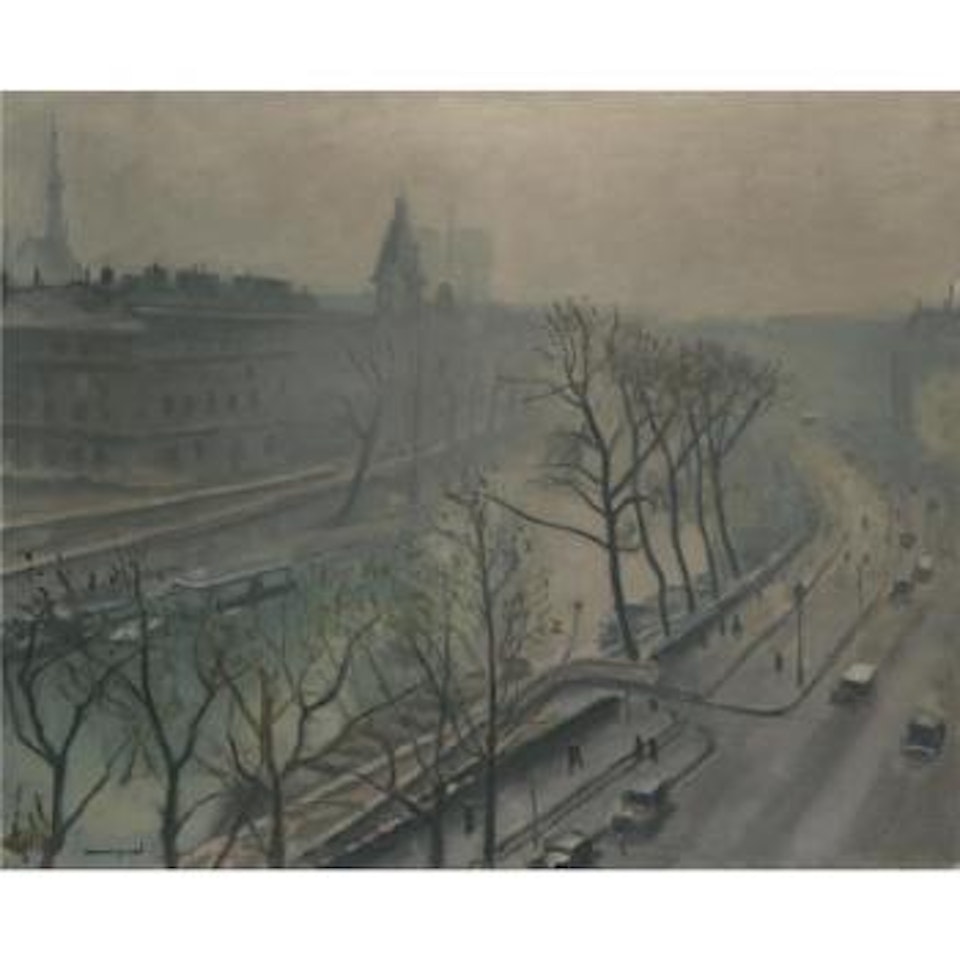 Paris, Le Quai Des Grands Augustins, Crépuscule by Albert Marquet