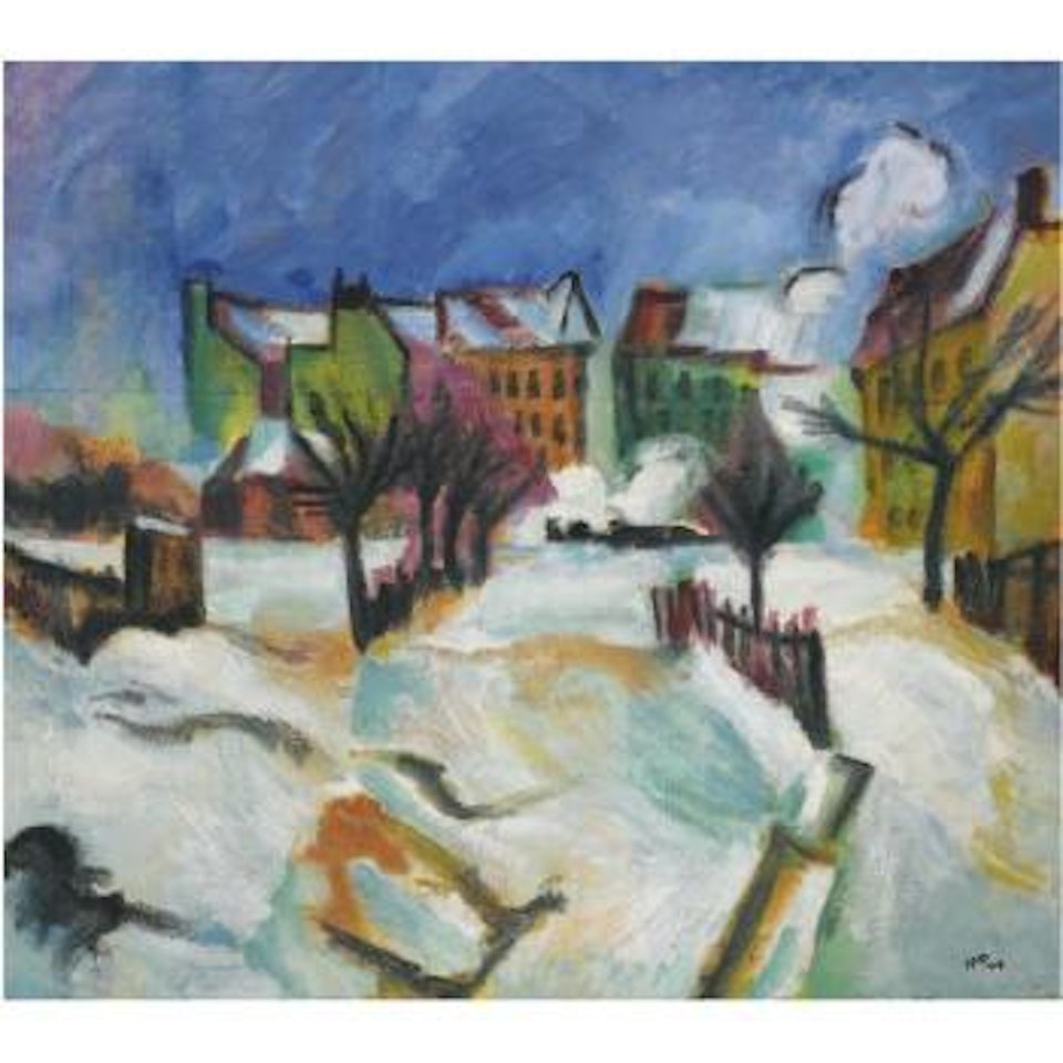 Schneelandschaft (Snowscape) by Max Pechstein