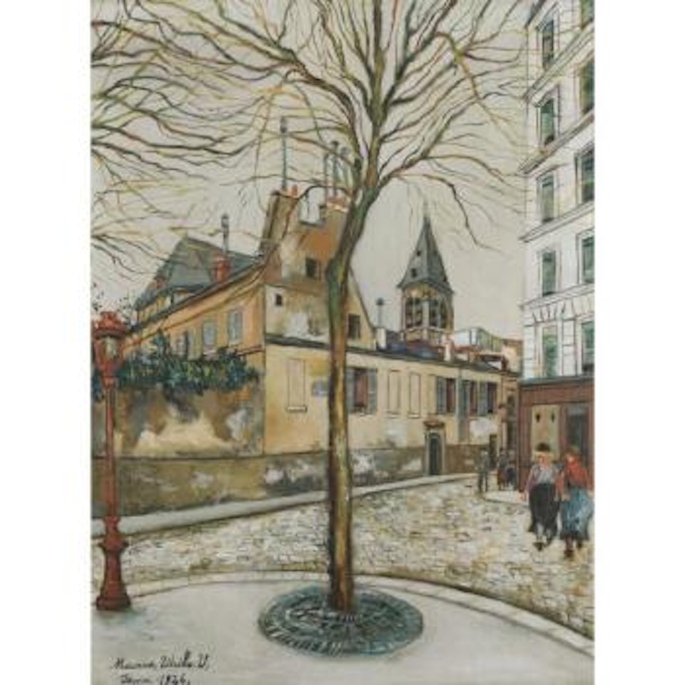 L'Église Saint-Médard À Paris by Maurice Utrillo
