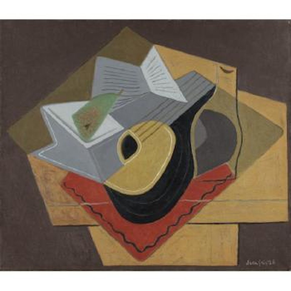 La Mandoline Noire by Juan Gris
