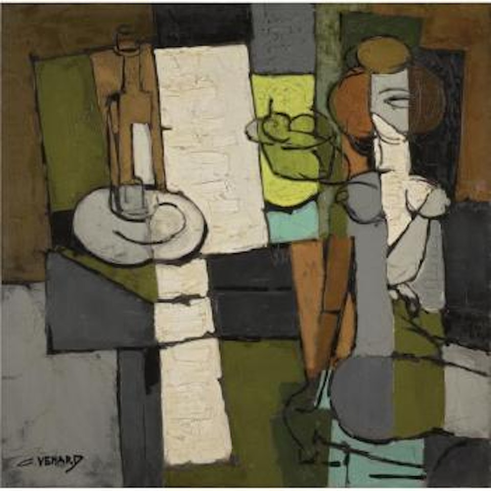 Nu A La Bouteille by Claude Venard