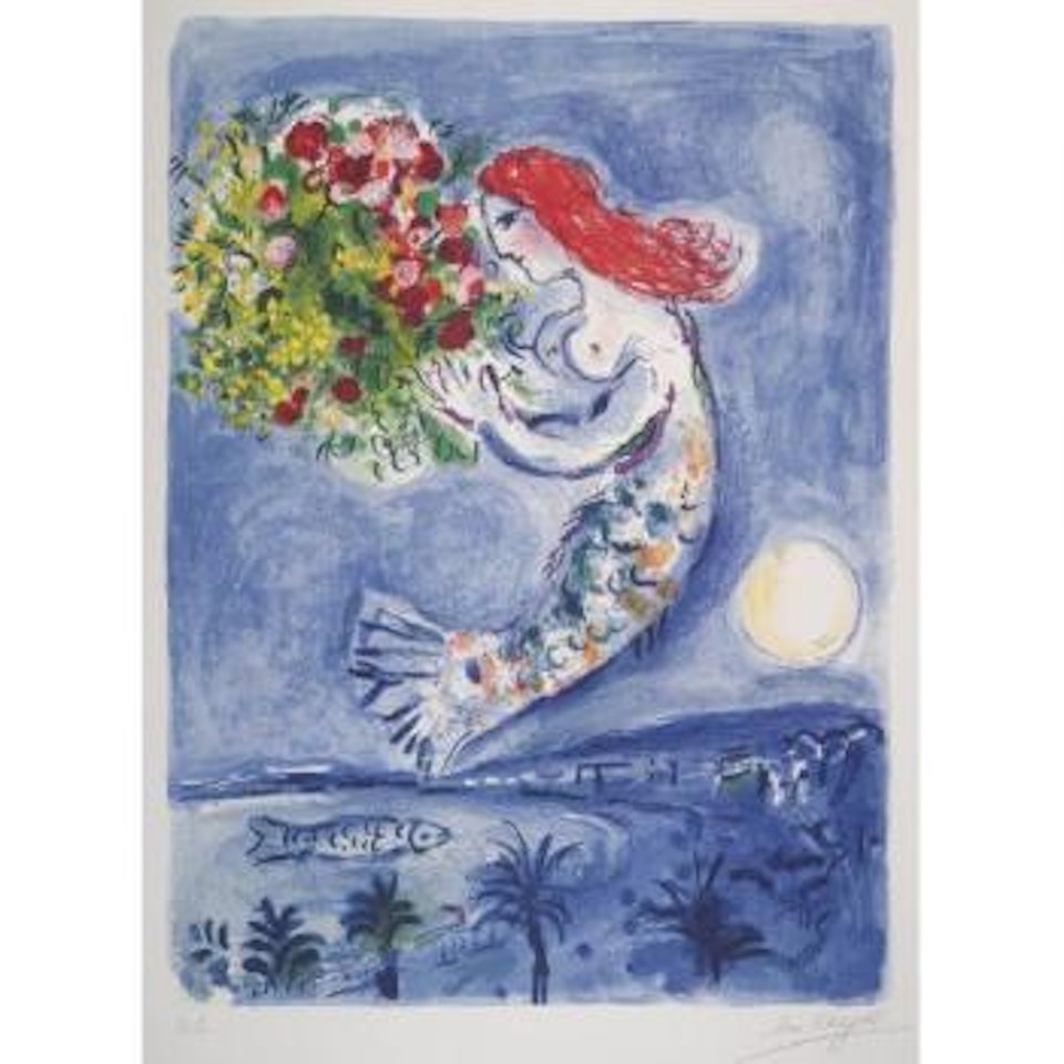 The Bay Of Angels (M. 350) by Marc Chagall