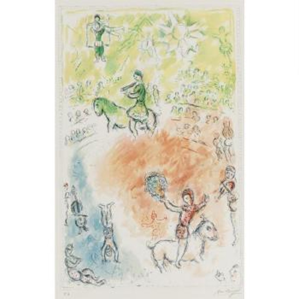 The Parade (M. 981) by Marc Chagall