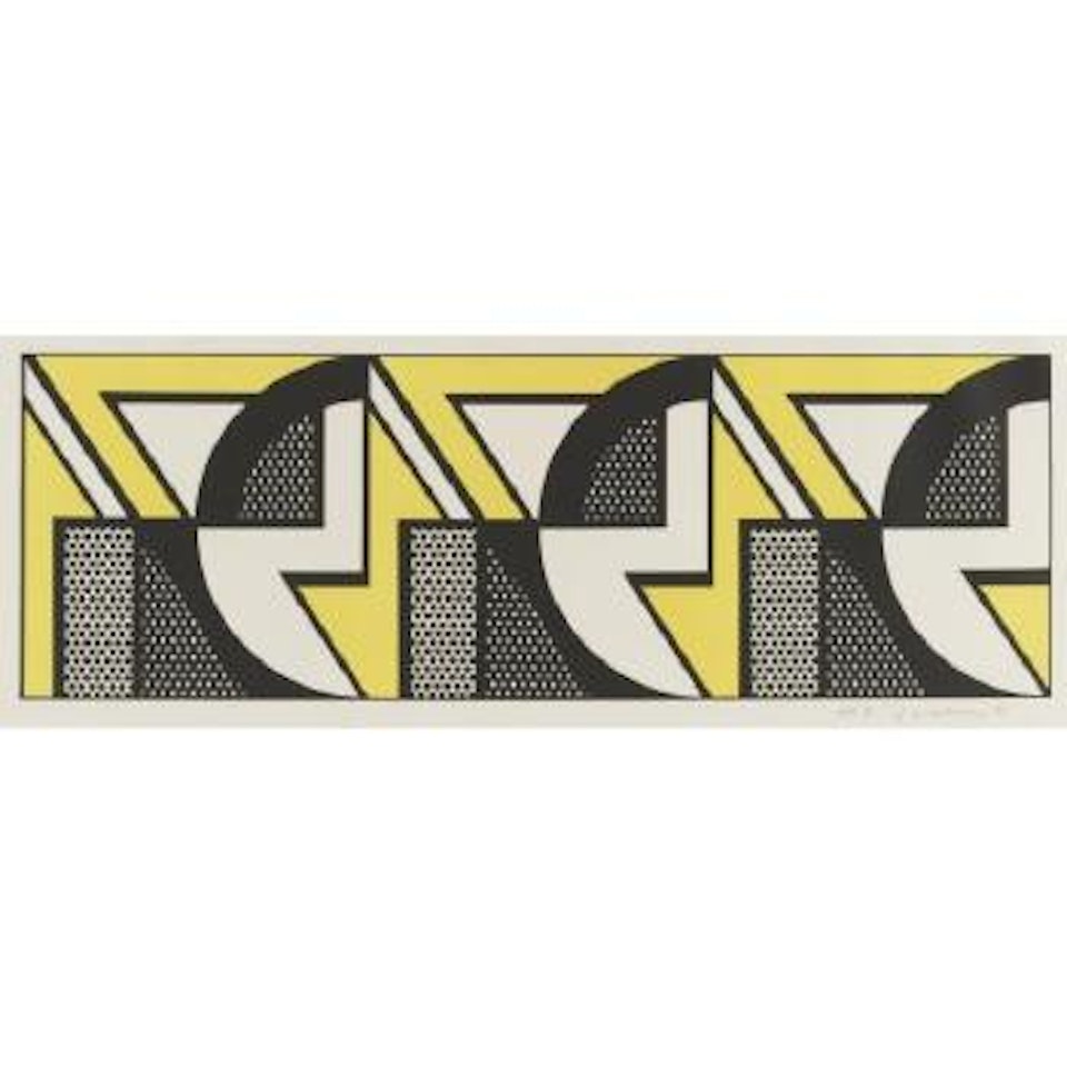 Repeated Design (C. 90) by Roy Lichtenstein