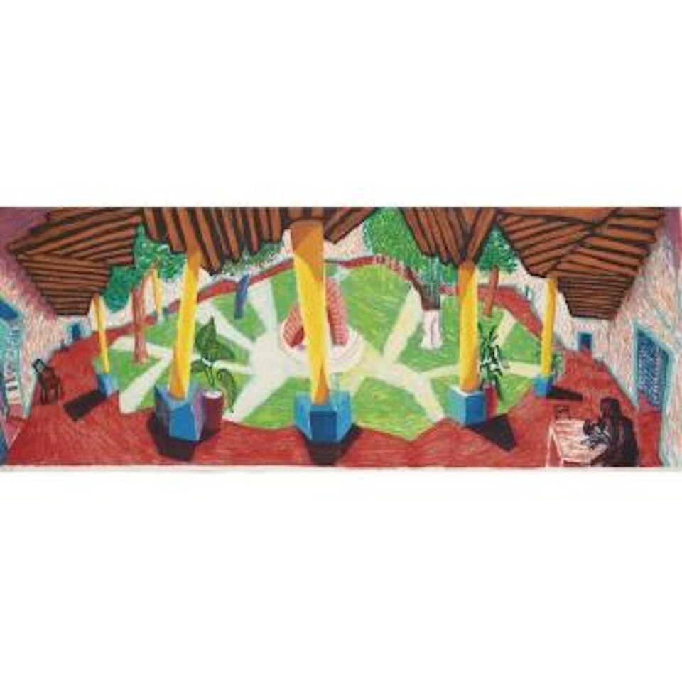 Hotel Acatlan Two Weeks Later (T. 286:Dh73) by David Hockney