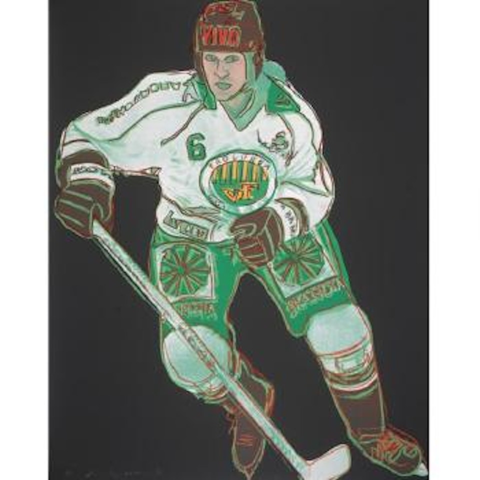 Frolunda Hockey Player (F. & S. II.366) by Andy Warhol