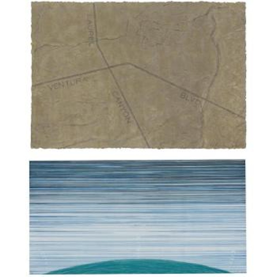 Petroplots: Laurel Canyon And Ventura by Ed Ruscha