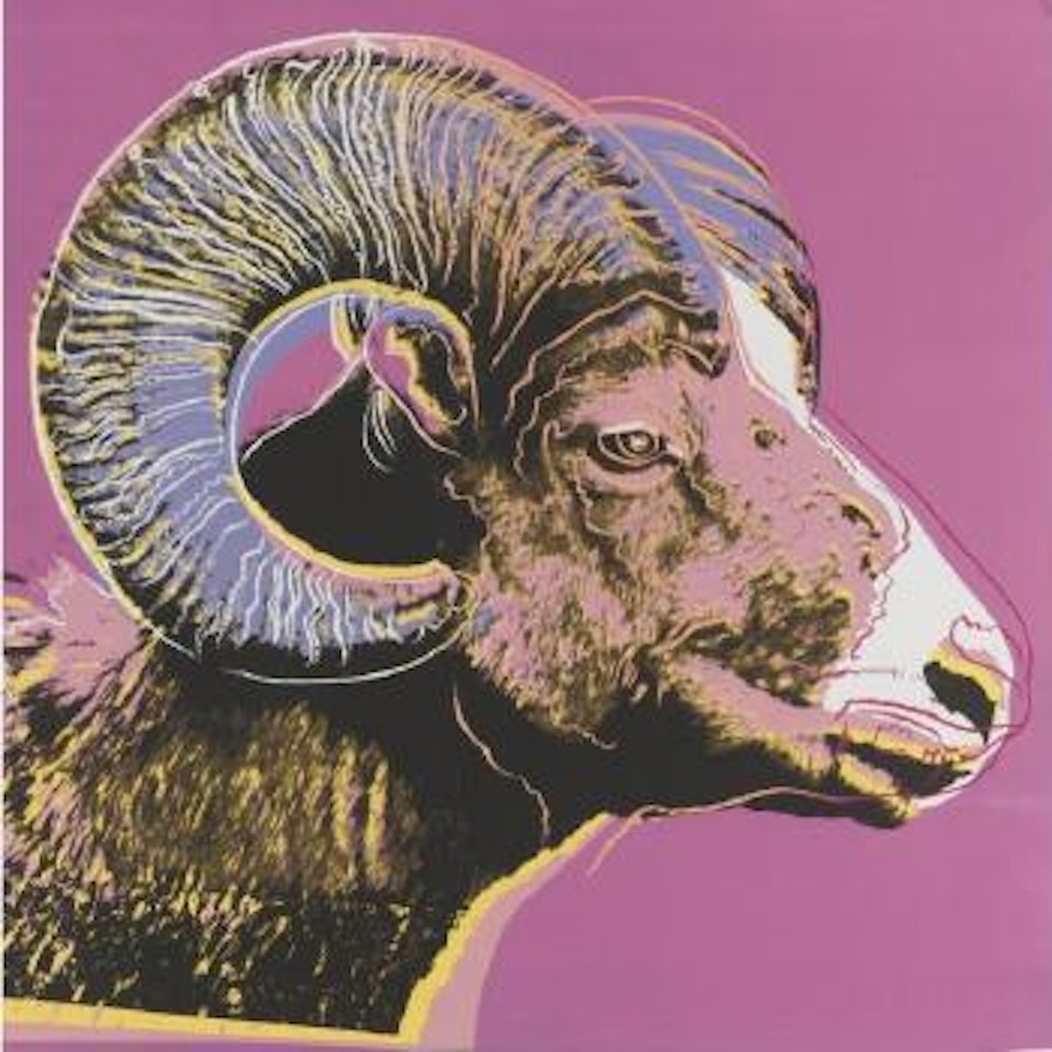 Bighorn Ram (See F. & S. Iib.302) by Andy Warhol