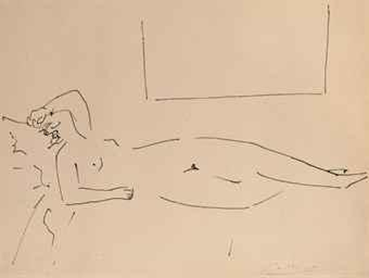 Nu féminin allongé by Pablo Picasso
