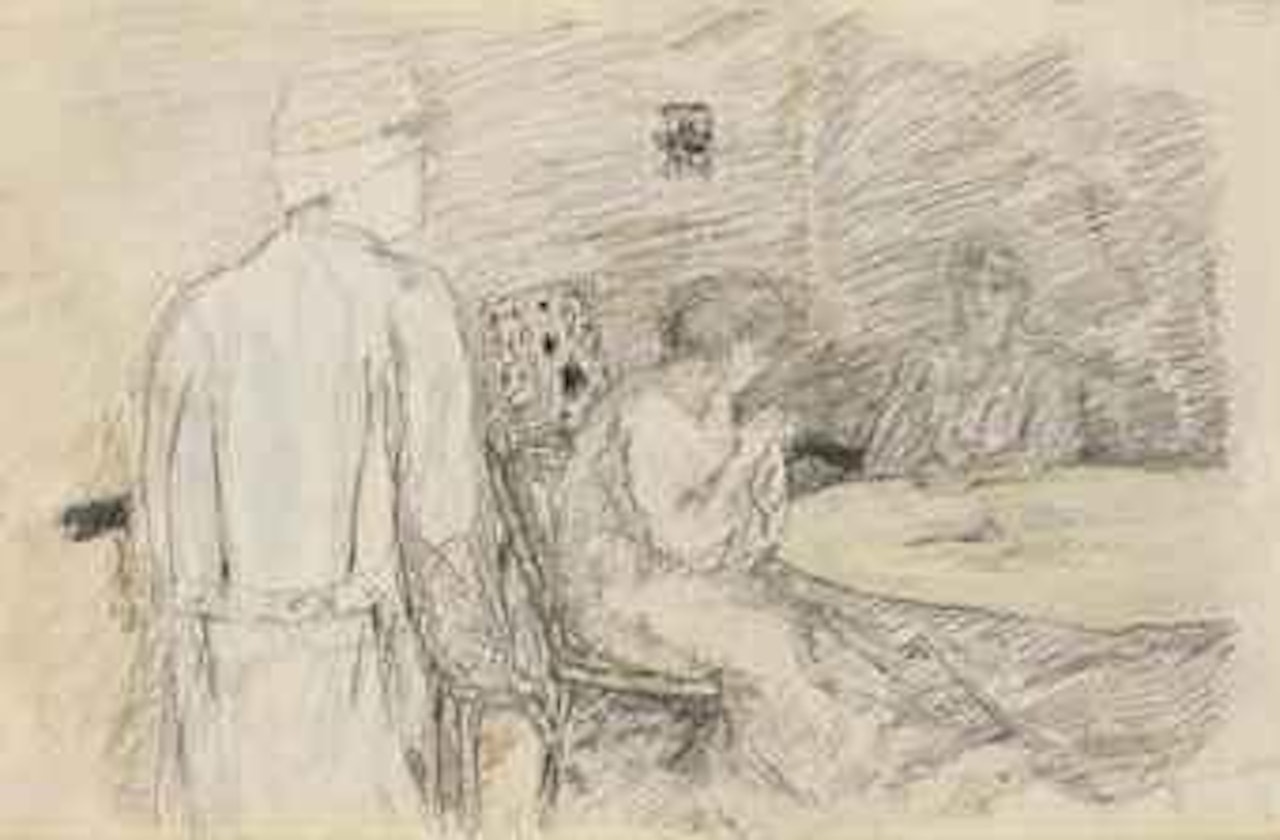 Le permissionnaire (le blessé dans sa famille) by Pierre Bonnard