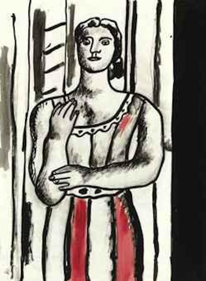 Femme debout (Etude pour un portrait) by Fernand Leger