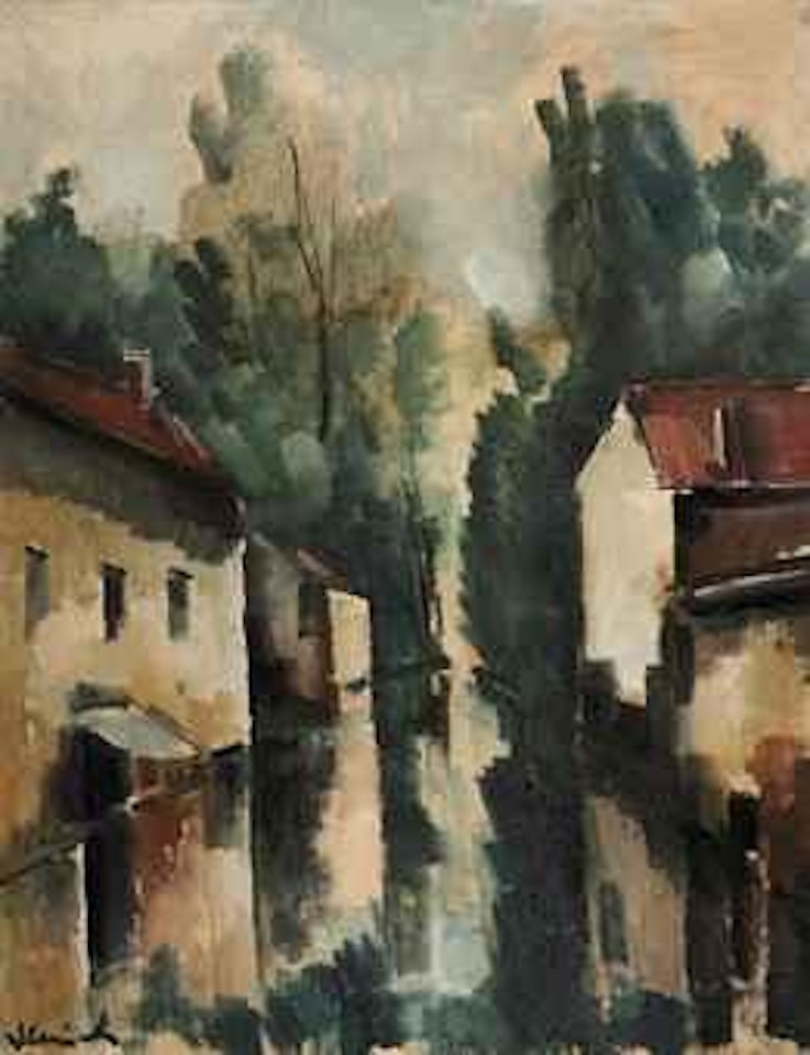 Le village inondé by Maurice de Vlaminck
