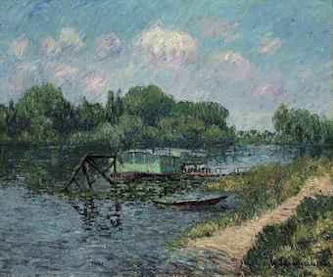 Lavoir sur la Seine à Herblay by Gustave Loiseau