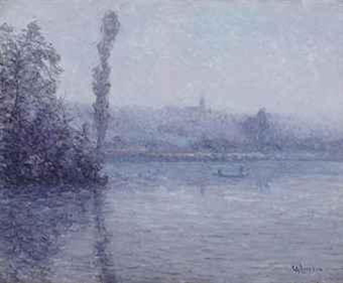 Brume sur l'Oise by Gustave Loiseau