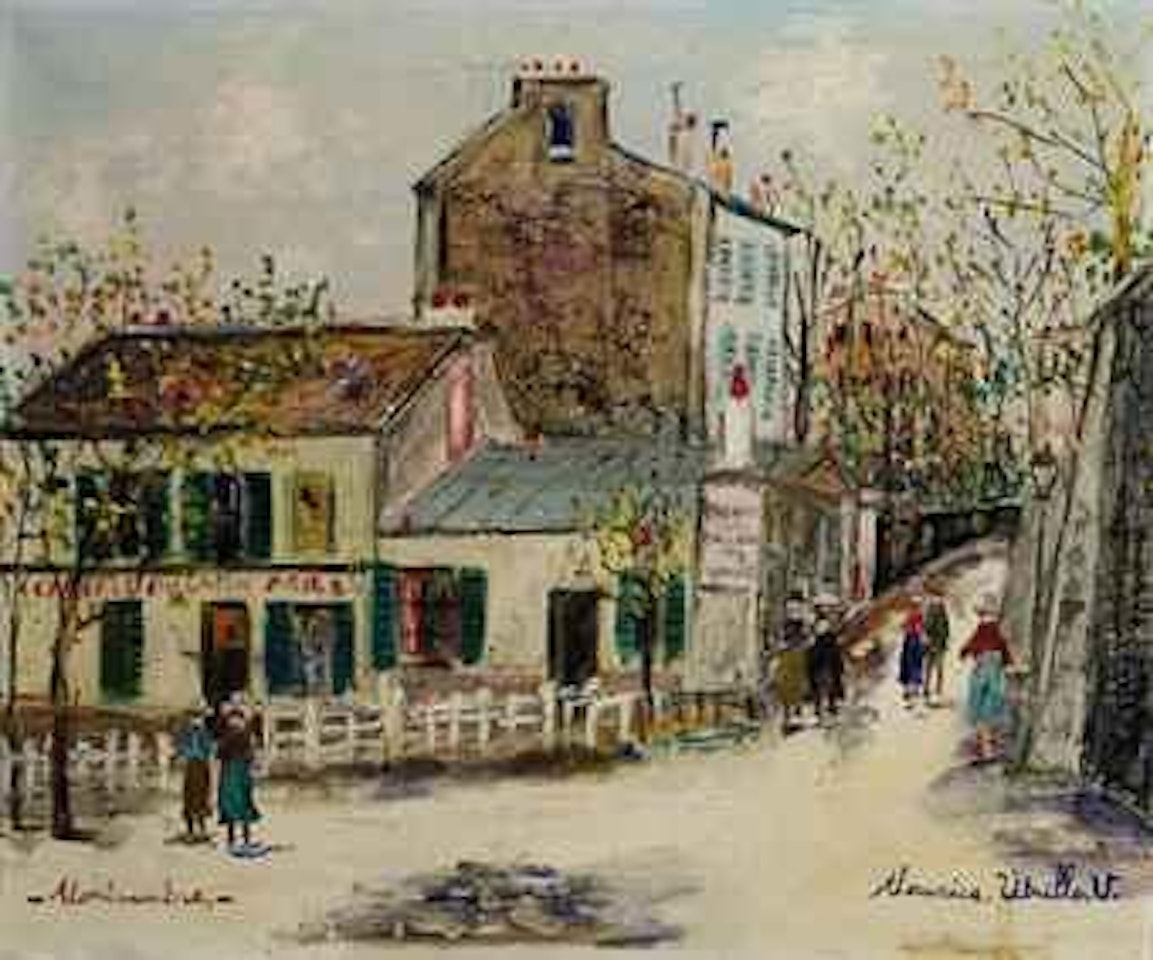 Le lapin agile à Montmartre by Maurice Utrillo