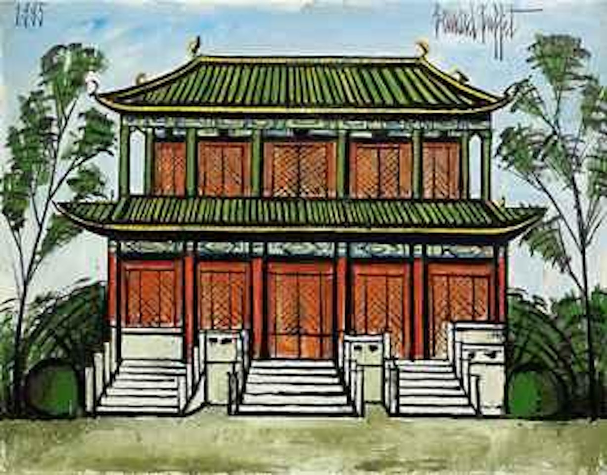 La Cité rouge, Pekin by Bernard Buffet