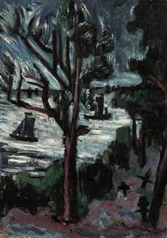 Kiefern am Haff by Max Pechstein