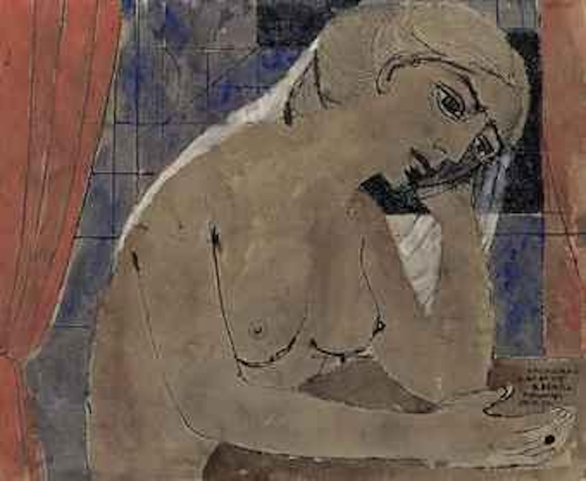 Femme assise by Paul Delvaux