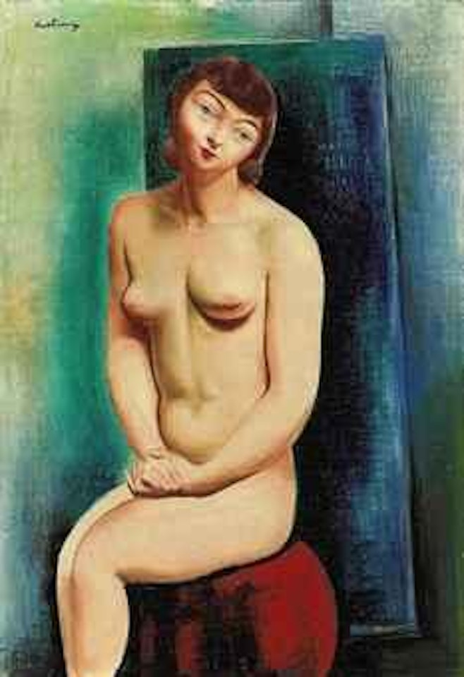 Femme nue assise by Moïse Kisling