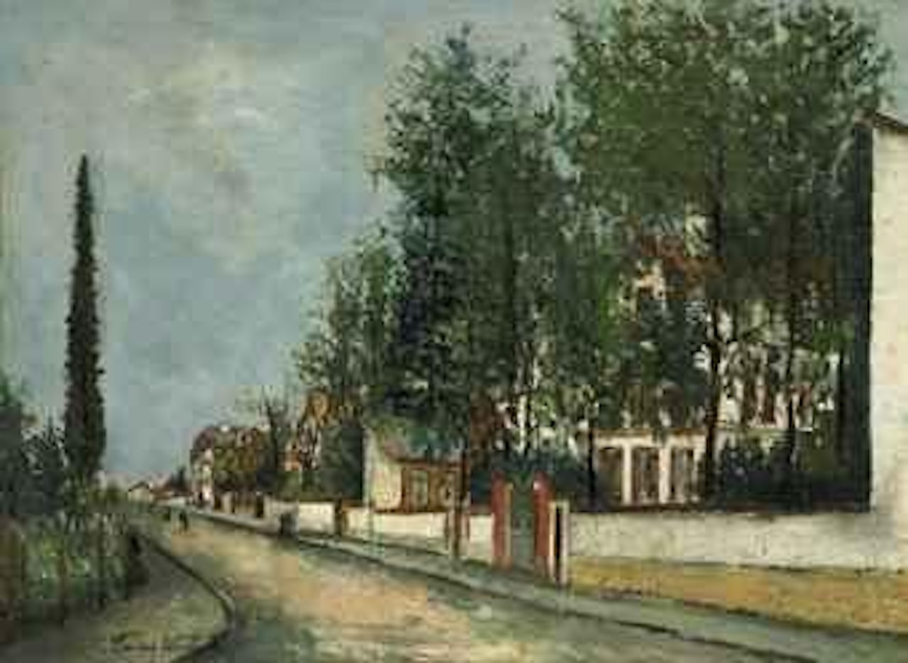 Rue d'Eaubonne à Sannois by Maurice Utrillo