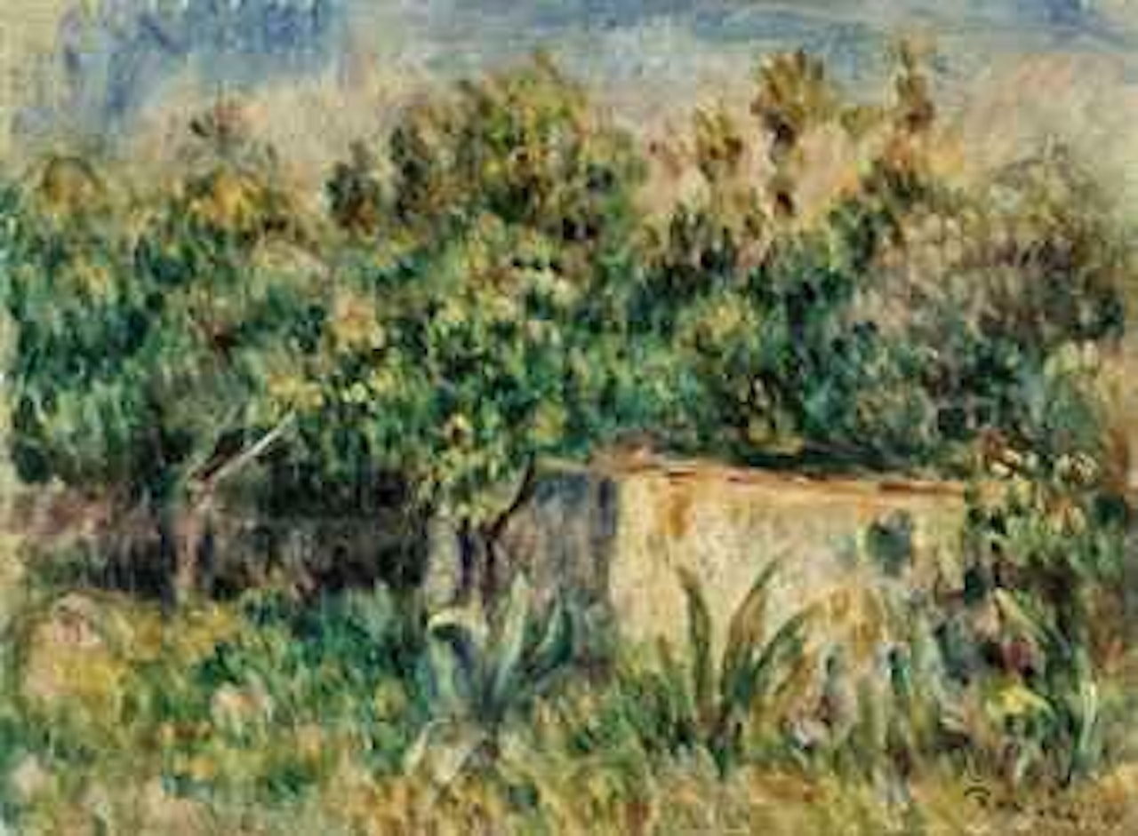 Paysage à la cabane by Pierre-Auguste Renoir