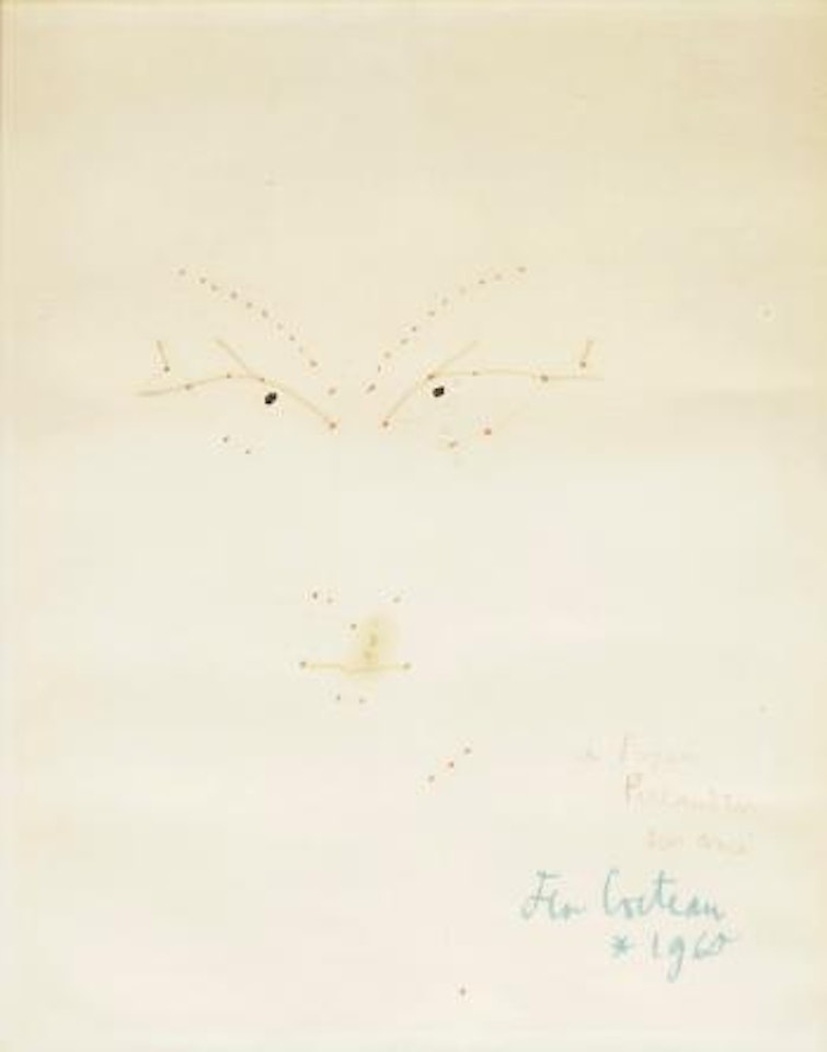 Surrealistisches Gesicht by Jean Cocteau