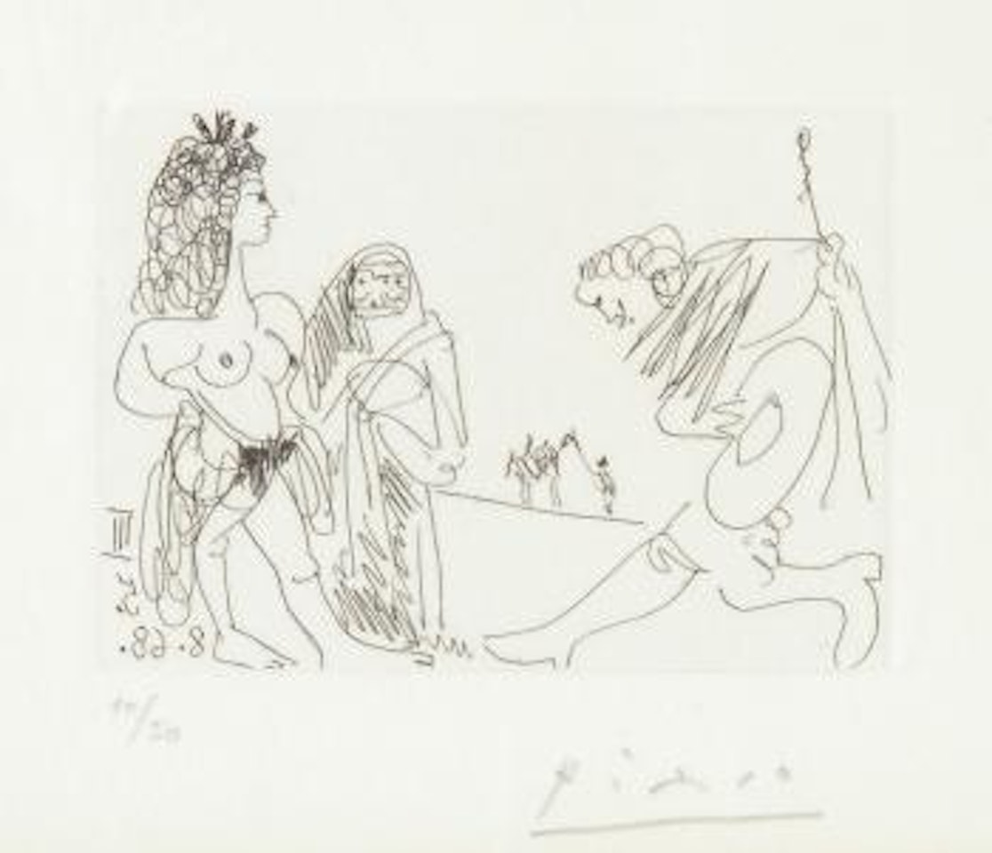 Blatt aus La Célestine by Pablo Picasso