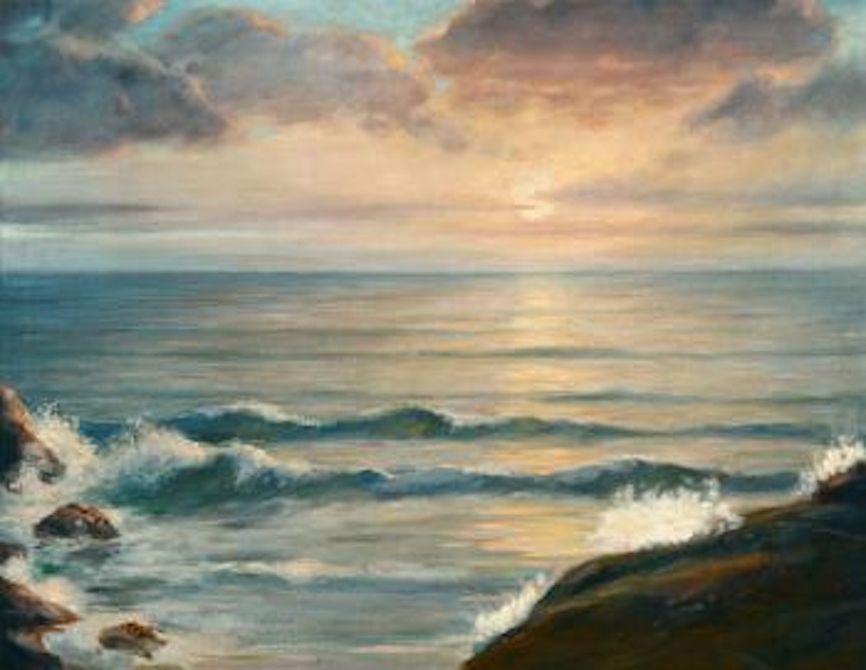Carmel sunset by Angel Espoy