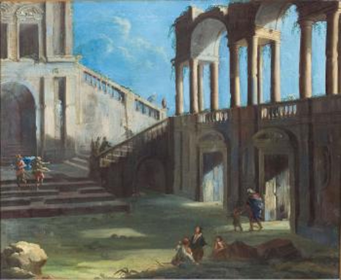 Architettura con figure by Gennaro Greco