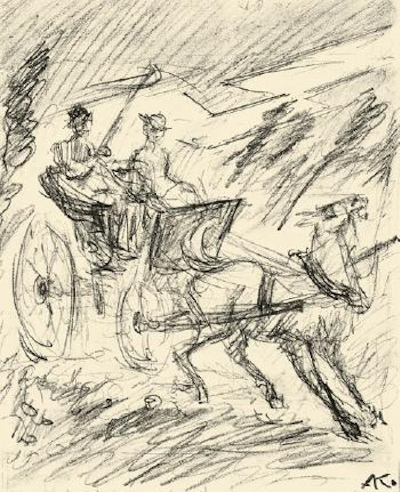 Kutschenfahrt by Alfred Kubin