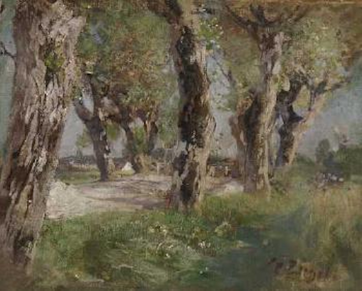 Baumlandschaft by Heinrich von Zugel