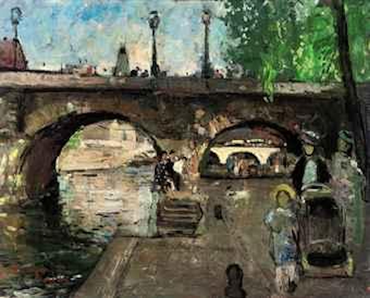 Promenade sur les quais de Paris by François Gall