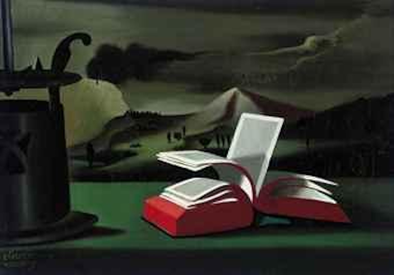 Nature morte au livre by Claude Venard