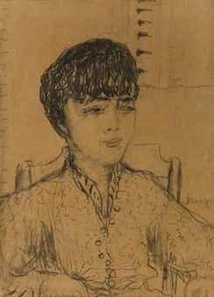Portrait de Madame Nana Winding by Pierre Bonnard