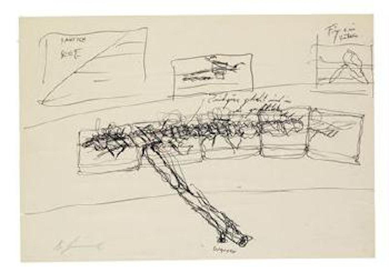 Skizzenblatt by Bruno Gironcoli