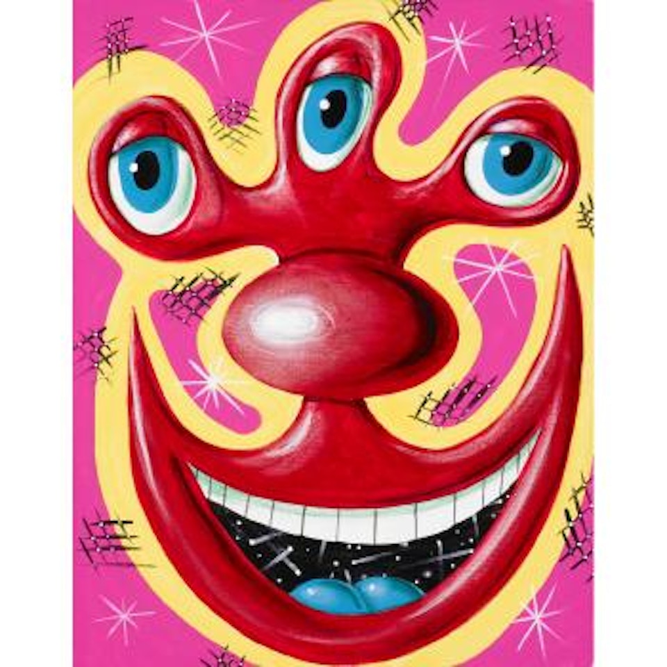 Glips (portrait of zips) by Kenny Scharf