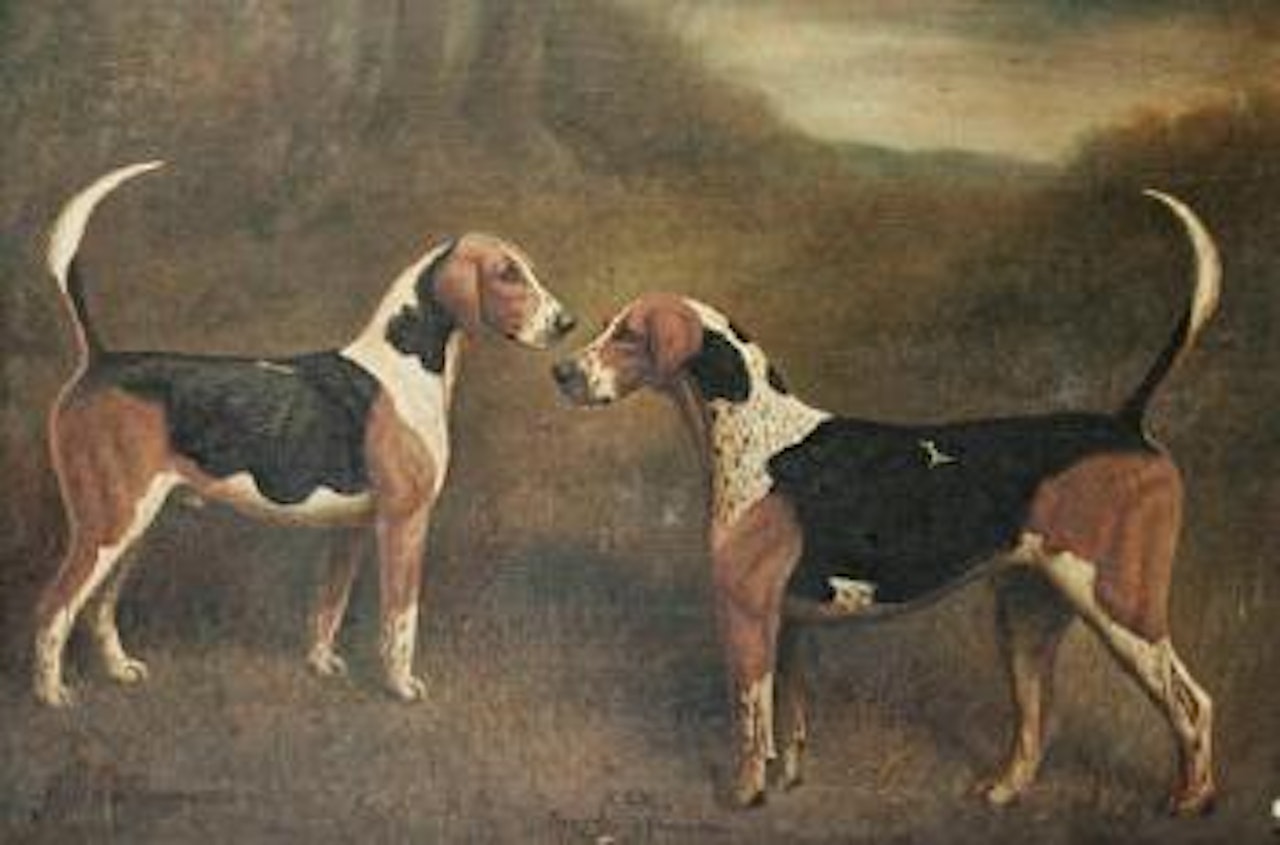 Forger and foreman, hounds of the North Staffordshire hunt by Herbert H Jones