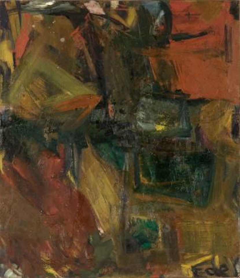 Event in a warehouse by Elaine de Kooning