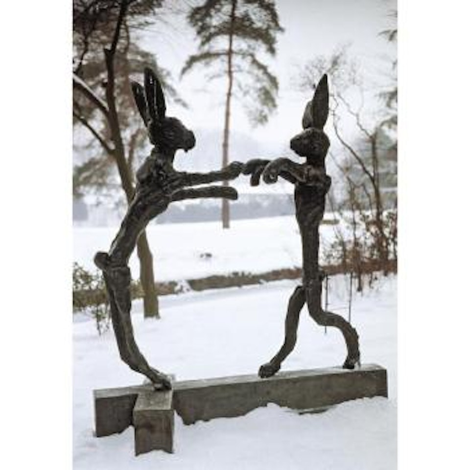 The Boxing Ones by Barry Flanagan