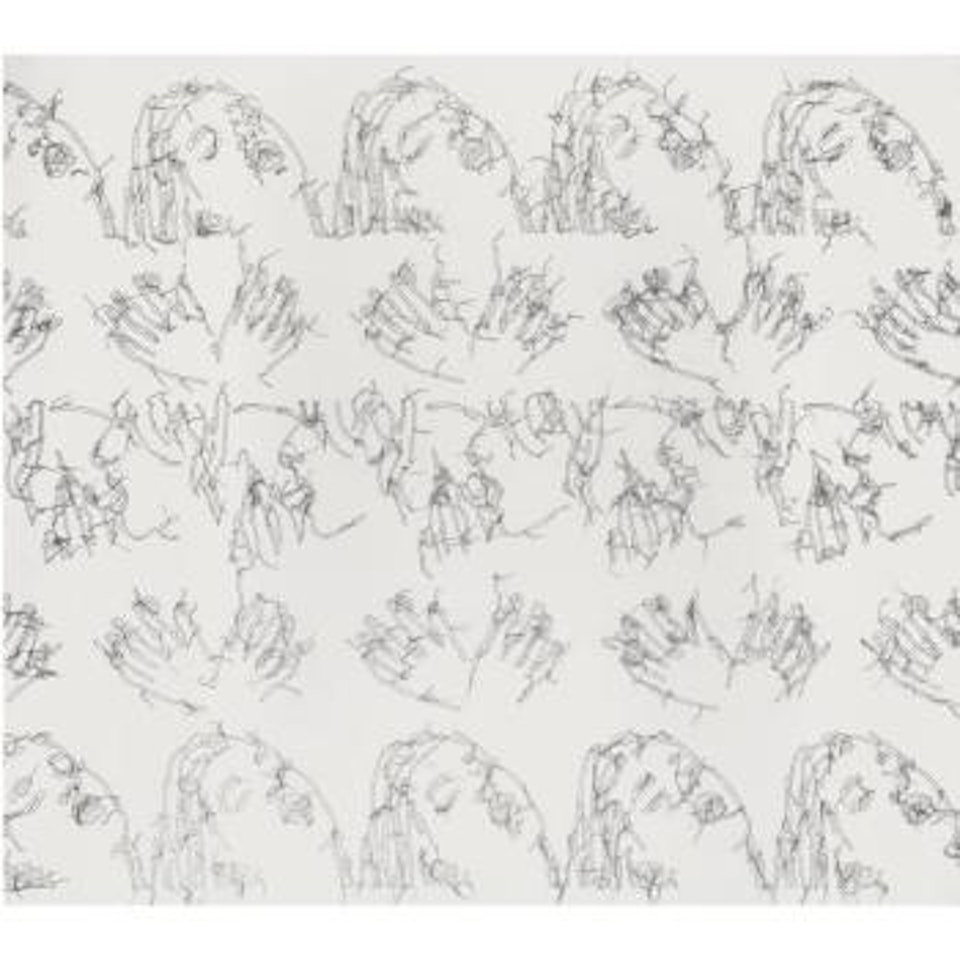 Untitled (White) by Ghada Amer