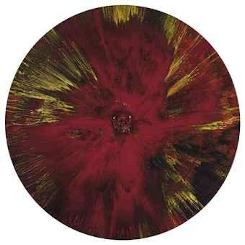 Beautiful God is Dead Long Live God Painting by Damien Hirst
