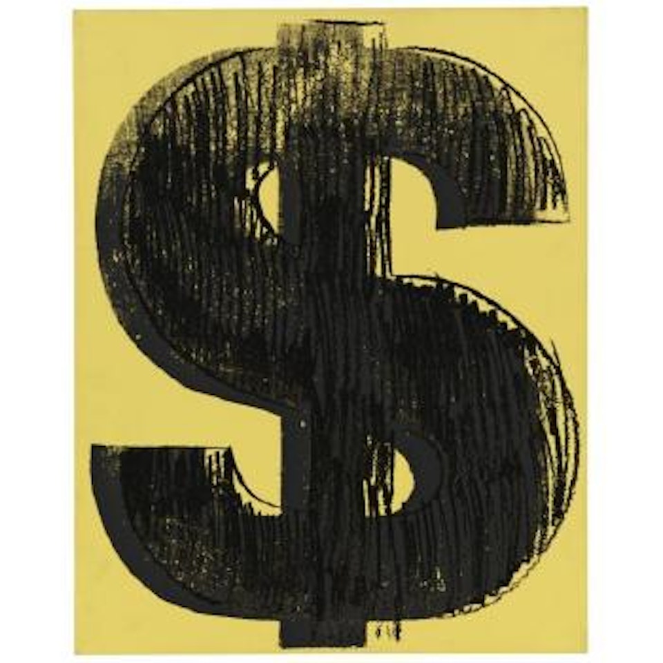 Dollar Sign by Andy Warhol