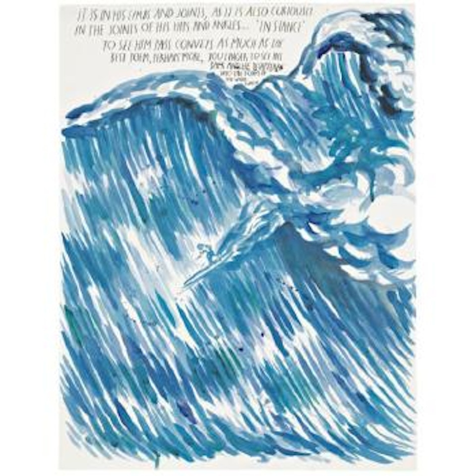 Untitled (It Is In His Limbs And Joints) by Raymond Pettibon