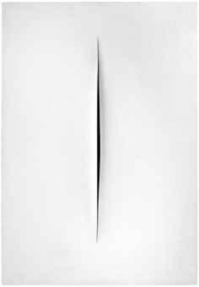 Concetto spaziale, Attesa by Lucio Fontana