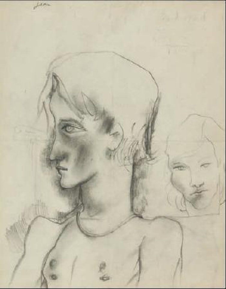 Portrait d'un jeune homme by Jean Cocteau