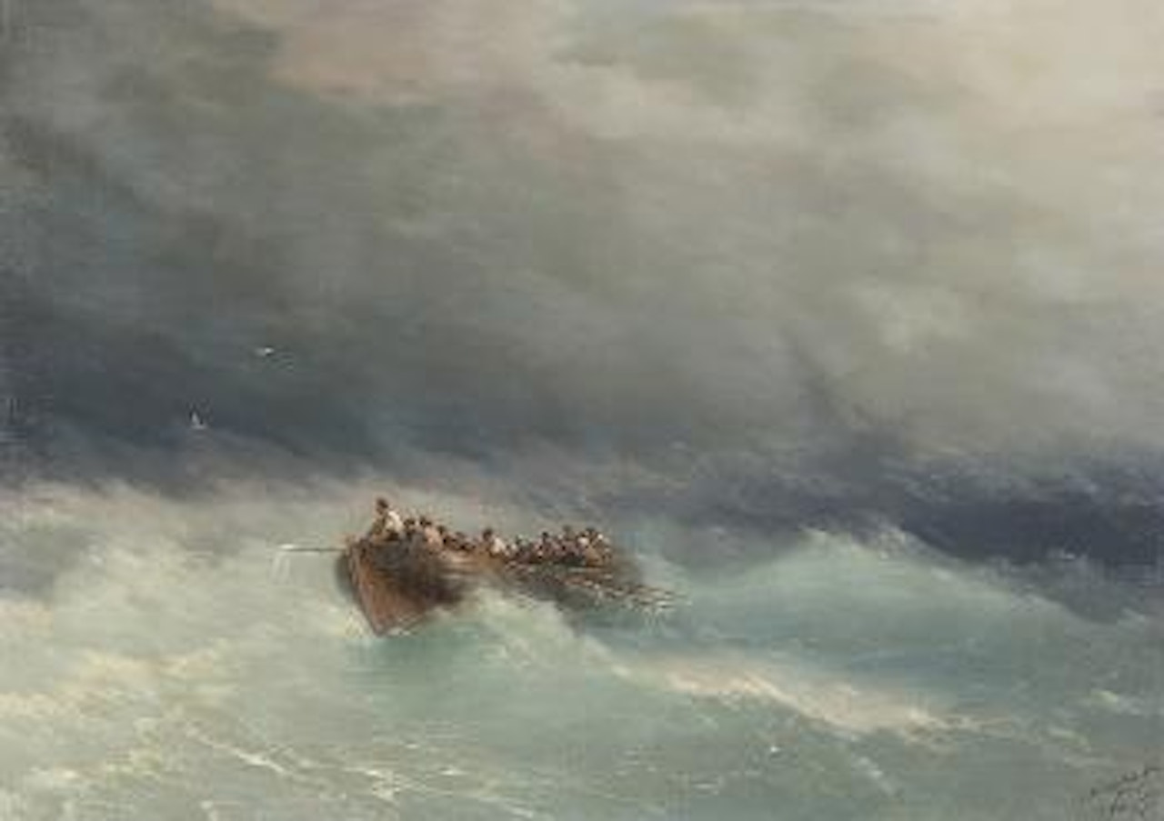 Pelastusvene by Ivan Konstantinovich Aivazovsky